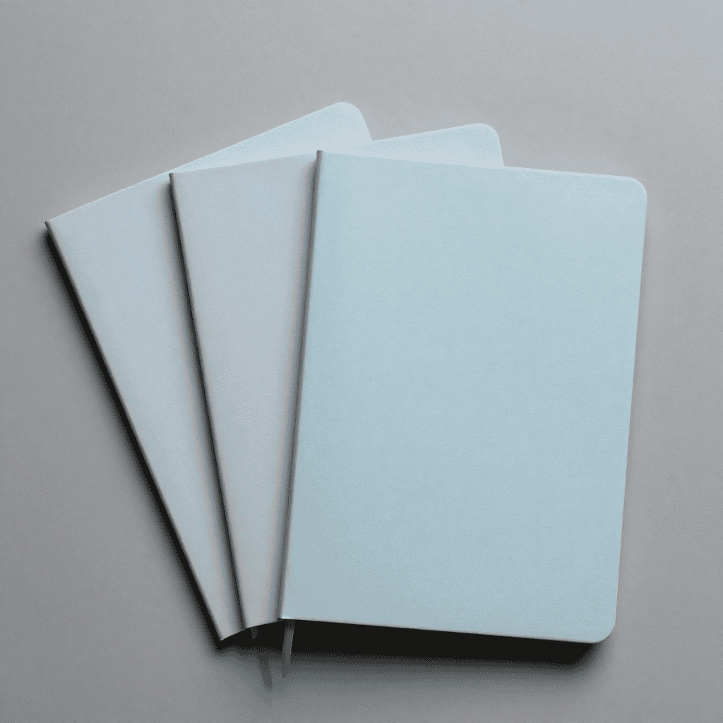 Pastel Blue Notebook Set